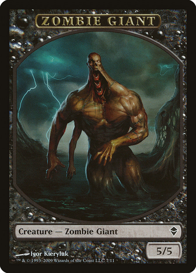 Zombie Giant Token [Zendikar Tokens] | Gear Gaming Fayetteville