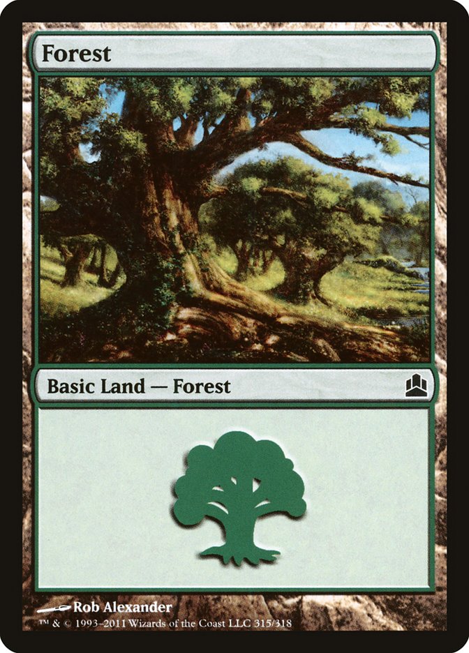 Forest (315) [Commander 2011] | Gear Gaming Fayetteville