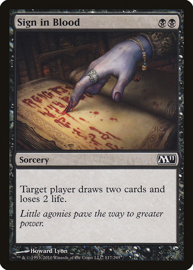 Sign in Blood [Magic 2011] | Gear Gaming Fayetteville