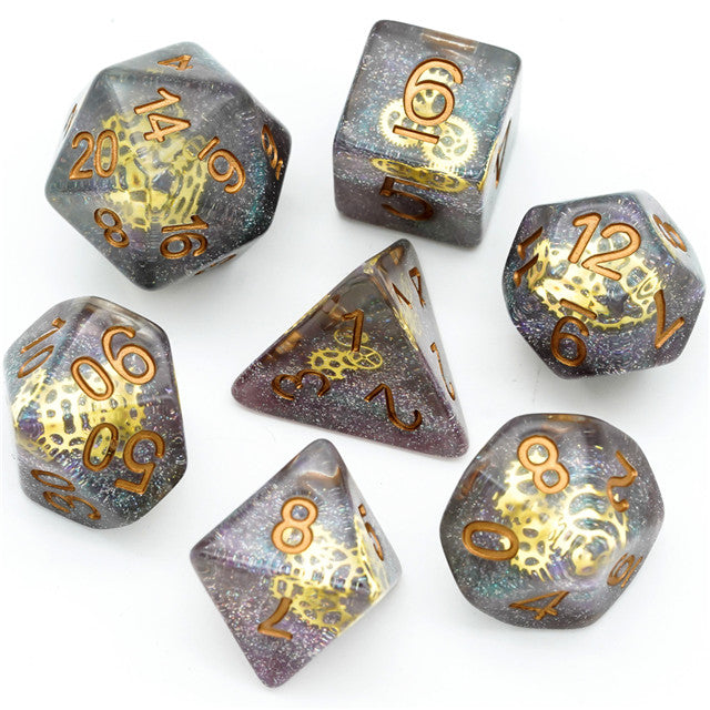 Udixi Glitter Mini Gearwheel Dice | Gear Gaming Fayetteville