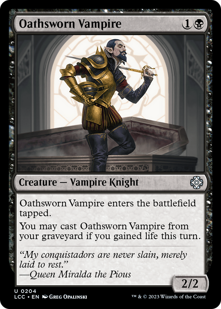 Oathsworn Vampire [The Lost Caverns of Ixalan Commander] | Gear Gaming Fayetteville