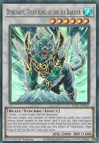 Dewloren, Tiger King of the Ice Barrier [SDFC-EN042] Ultra Rare | Gear Gaming Fayetteville