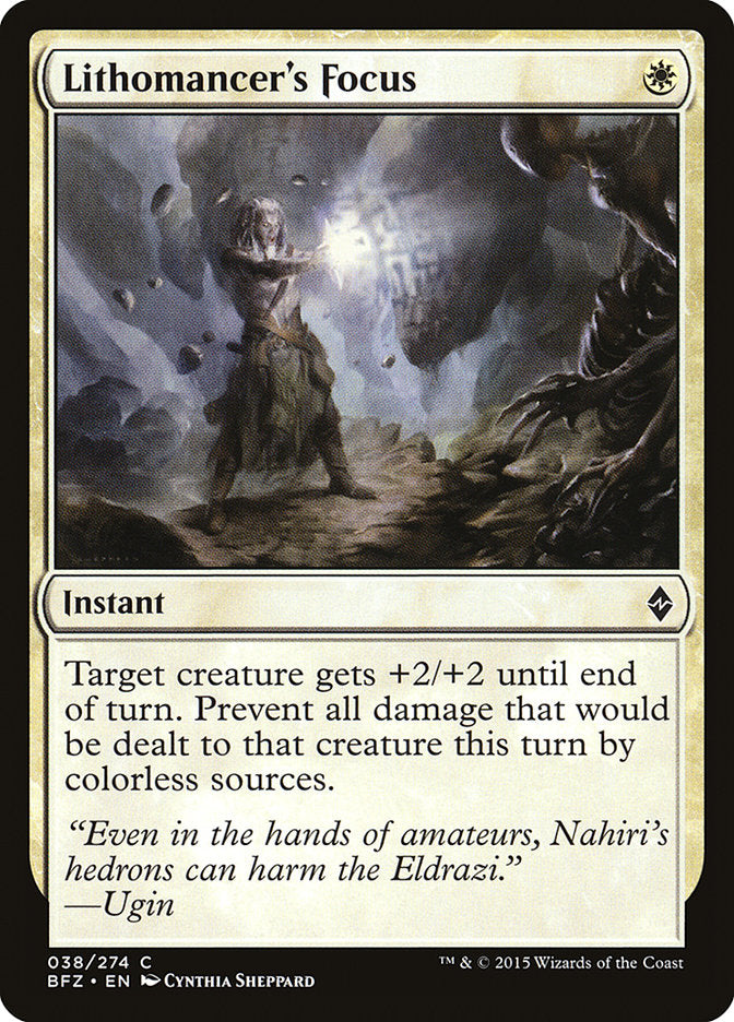 Lithomancer's Focus [Battle for Zendikar] | Gear Gaming Fayetteville