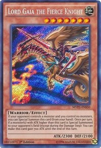 Lord Gaia the Fierce Knight [MVP1-ENS50] Secret Rare | Gear Gaming Fayetteville