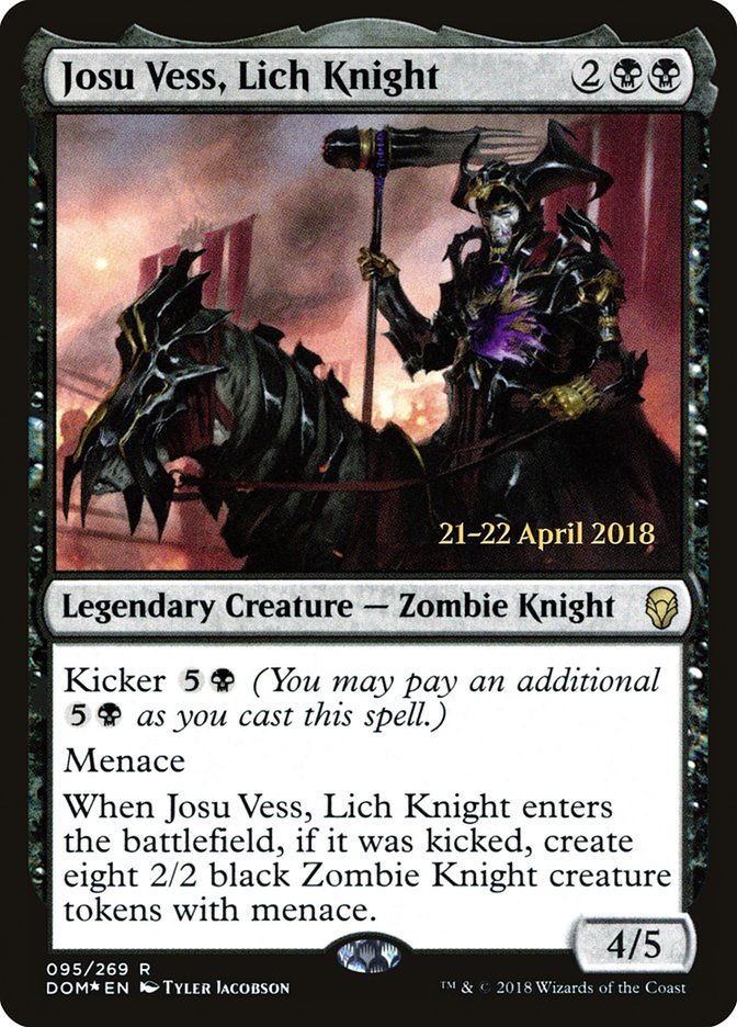 Josu Vess, Lich Knight [Dominaria Prerelease Promos] | Gear Gaming Fayetteville