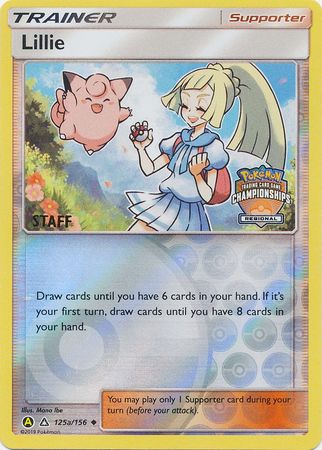 Lillie (125a/156) (Regional Promo Staff) [Sun & Moon: Ultra Prism] | Gear Gaming Fayetteville