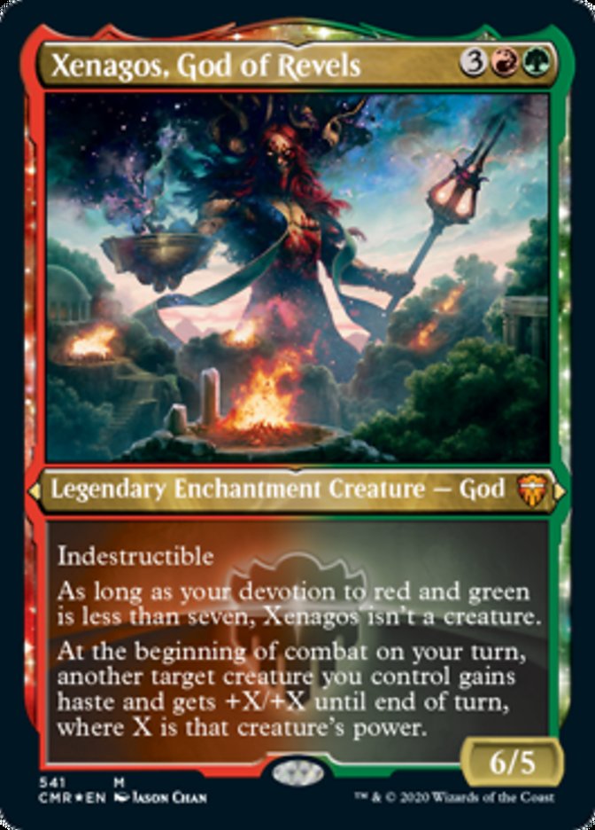 Xenagos, God of Revels (Etched) [Commander Legends] | Gear Gaming Fayetteville