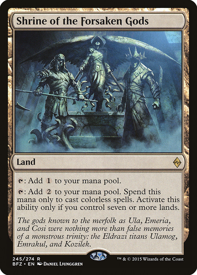 Shrine of the Forsaken Gods [Battle for Zendikar] | Gear Gaming Fayetteville