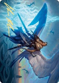 Righteous Valkyrie Art Card (Gold-Stamped Signature) [Kaldheim Art Series] | Gear Gaming Fayetteville