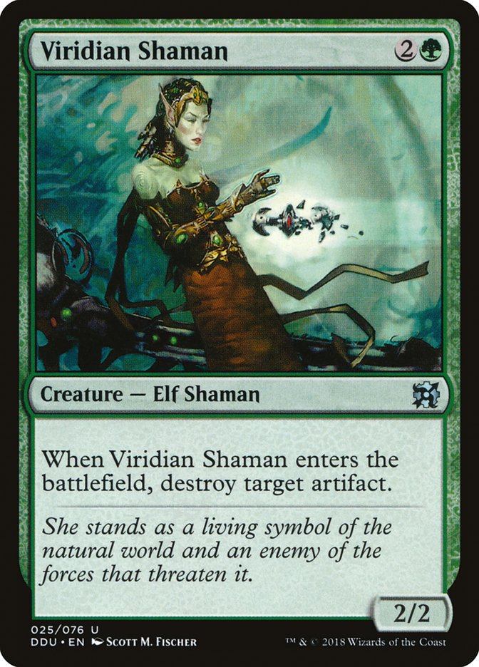 Viridian Shaman [Duel Decks: Elves vs. Inventors] | Gear Gaming Fayetteville