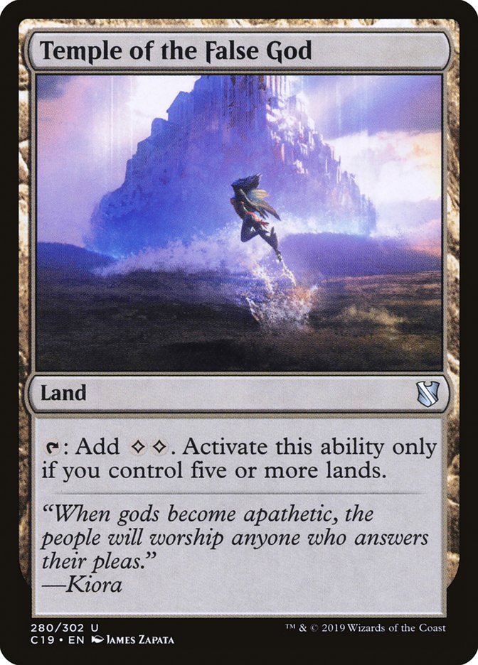 Temple of the False God [Commander 2019] | Gear Gaming Fayetteville