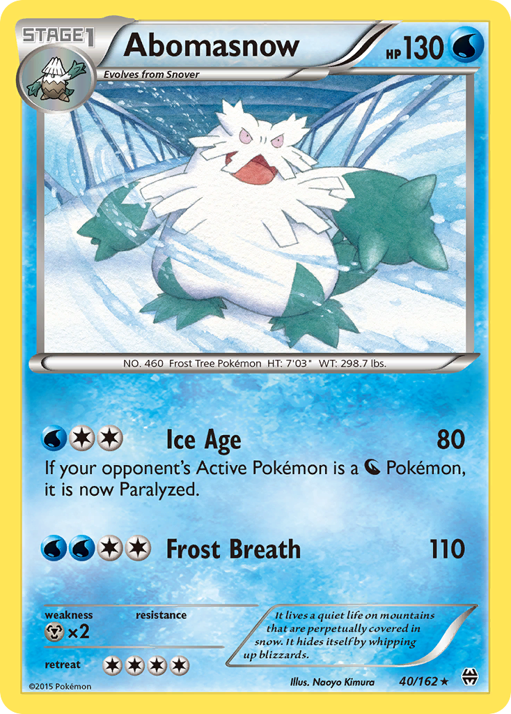 Abomasnow (40/162) [XY: BREAKthrough] | Gear Gaming Fayetteville