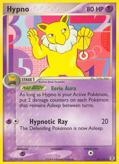 Hypno (25/112) [EX: FireRed & LeafGreen] | Gear Gaming Fayetteville