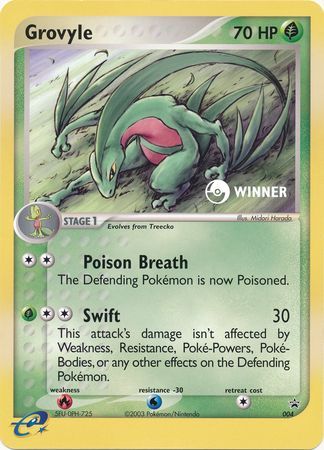 Grovyle (004) (Jumbo Card) [Nintendo: Black Star Promos] | Gear Gaming Fayetteville