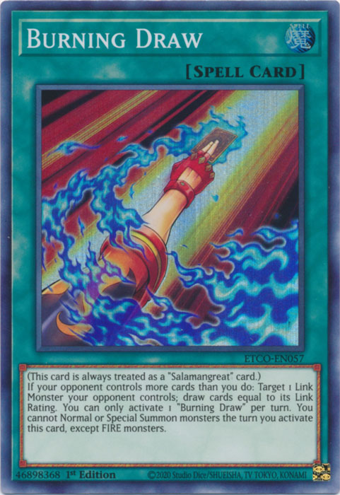 Burning Draw [ETCO-EN057] Super Rare | Gear Gaming Fayetteville