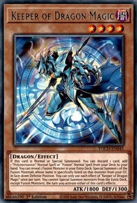 Keeper of Dragon Magic [TOCH-EN041] Rare | Gear Gaming Fayetteville