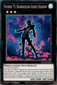 Number 75: Bamboozling Gossip Shadow [TOCH-EN052] Super Rare | Gear Gaming Fayetteville