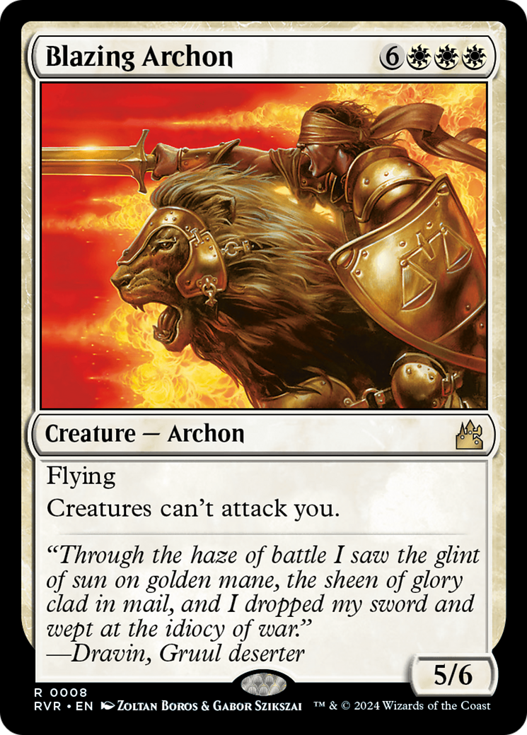 Blazing Archon [Ravnica Remastered] | Gear Gaming Fayetteville