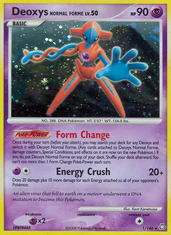 Deoxys Normal Forme (1/146) [Diamond & Pearl: Legends Awakened] | Gear Gaming Fayetteville