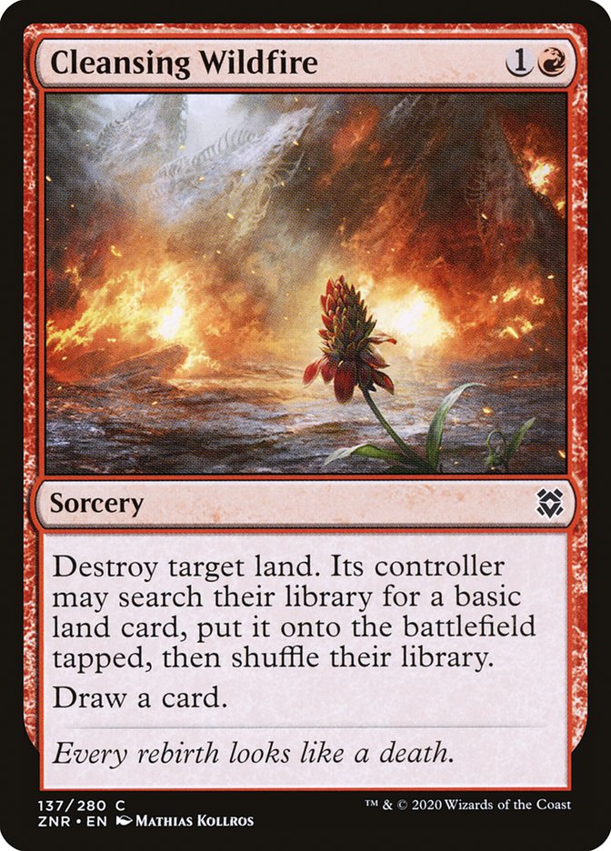 Cleansing Wildfire [Zendikar Rising] | Gear Gaming Fayetteville