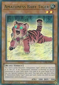 Amazoness Baby Tiger (Green) [LDS1-EN023] Ultra Rare | Gear Gaming Fayetteville