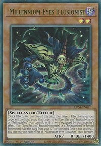 Millennium-Eyes Illusionist (Green) [LDS1-EN045] Ultra Rare | Gear Gaming Fayetteville