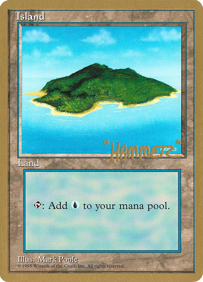 Island (shr367) (Shawn "Hammer" Regnier) [Pro Tour Collector Set] | Gear Gaming Fayetteville