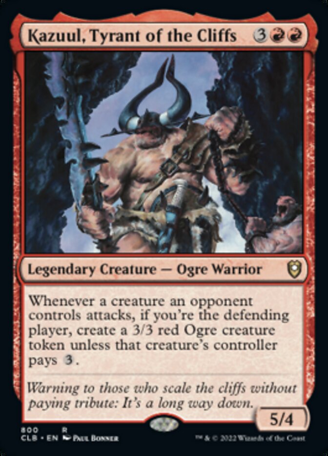 Kazuul, Tyrant of the Cliffs [Commander Legends: Battle for Baldur's Gate] | Gear Gaming Fayetteville