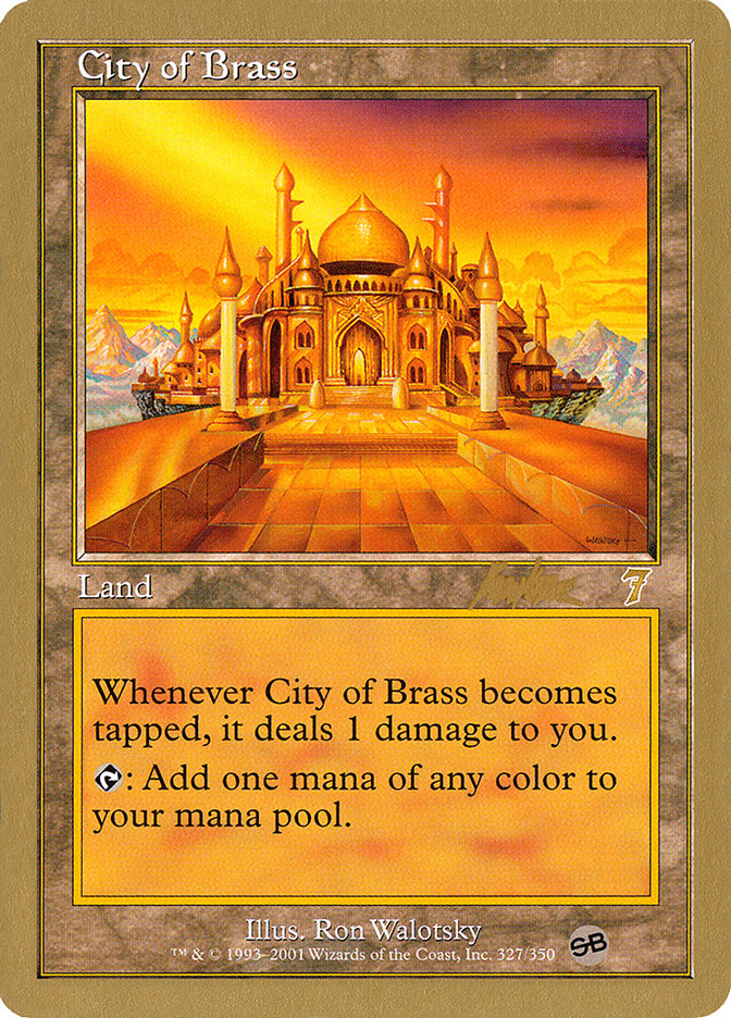 City of Brass (Brian Kibler) (SB) [World Championship Decks 2002] | Gear Gaming Fayetteville