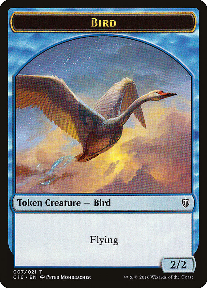 Bird Token (007/021) [Commander 2016 Tokens] | Gear Gaming Fayetteville