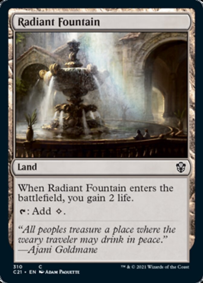 Radiant Fountain [Commander 2021] | Gear Gaming Fayetteville