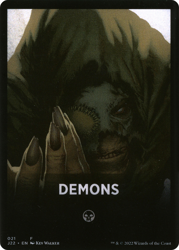 Demons Theme Card [Jumpstart 2022 Front Cards] | Gear Gaming Fayetteville