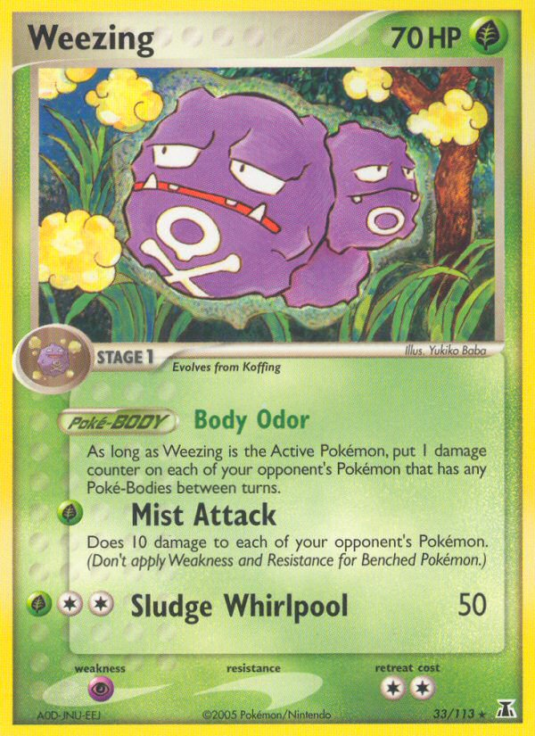 Weezing (33/113) [EX: Delta Species] | Gear Gaming Fayetteville