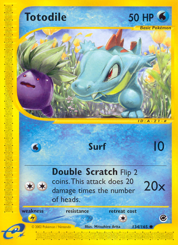 Totodile (134/165) [Expedition: Base Set] | Gear Gaming Fayetteville