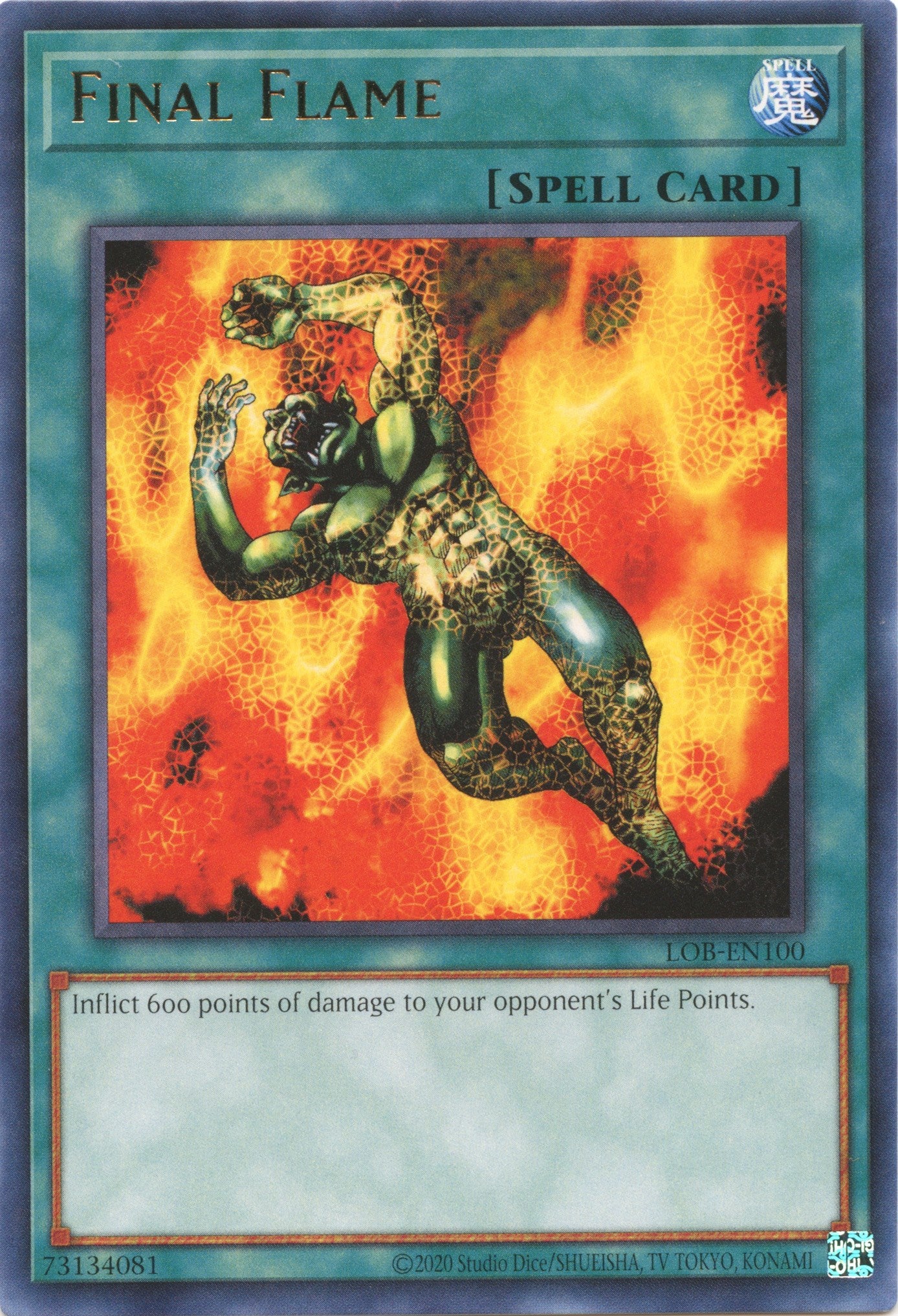 Final Flame (25th Anniversary) [LOB-EN100] Rare | Gear Gaming Fayetteville