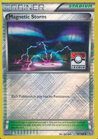 Magnetic Storm (91/106) (League Promo) [XY: Flashfire] | Gear Gaming Fayetteville