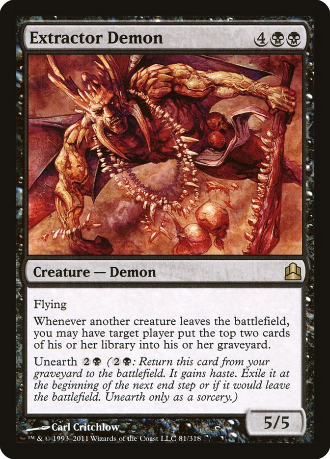 Extractor Demon [Commander 2011] | Gear Gaming Fayetteville