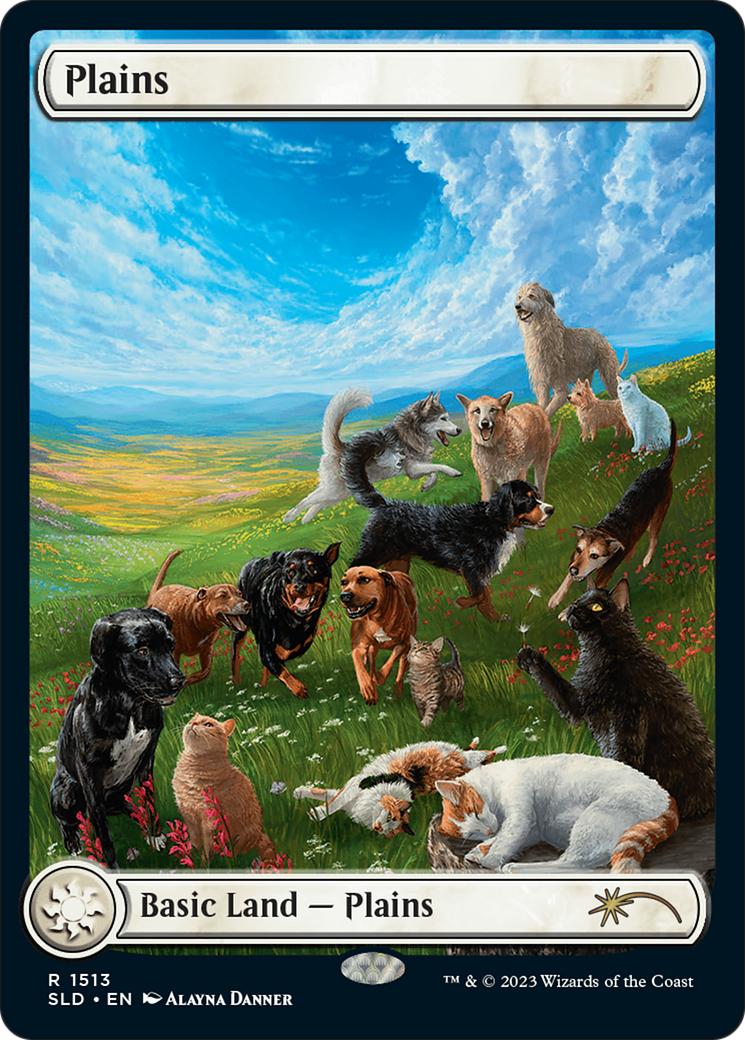 Plains (1513) [Secret Lair Commander Deck: Raining Cats and Dogs] | Gear Gaming Fayetteville