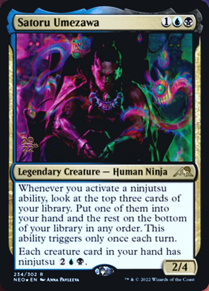 Satoru Umezawa [Kamigawa: Neon Dynasty Prerelease Promos] | Gear Gaming Fayetteville