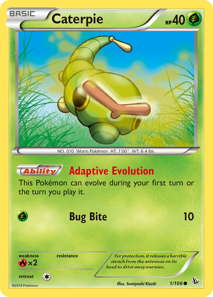 Caterpie (1/106) [XY: Flashfire] | Gear Gaming Fayetteville