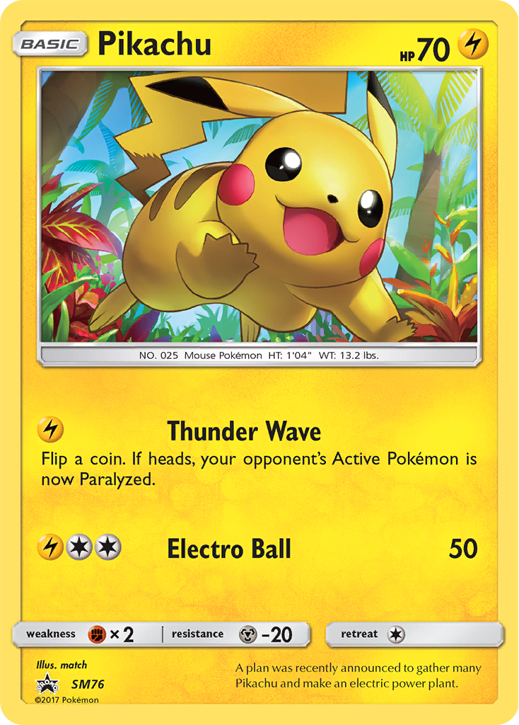 Pikachu (SM76) [Sun & Moon: Black Star Promos] | Gear Gaming Fayetteville
