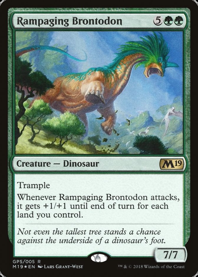 Rampaging Brontodon [Magic 2019 Gift Pack] | Gear Gaming Fayetteville