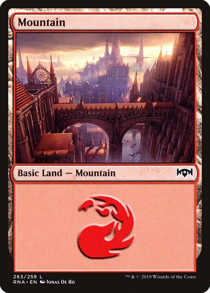 Mountain (263) [Ravnica Allegiance] | Gear Gaming Fayetteville