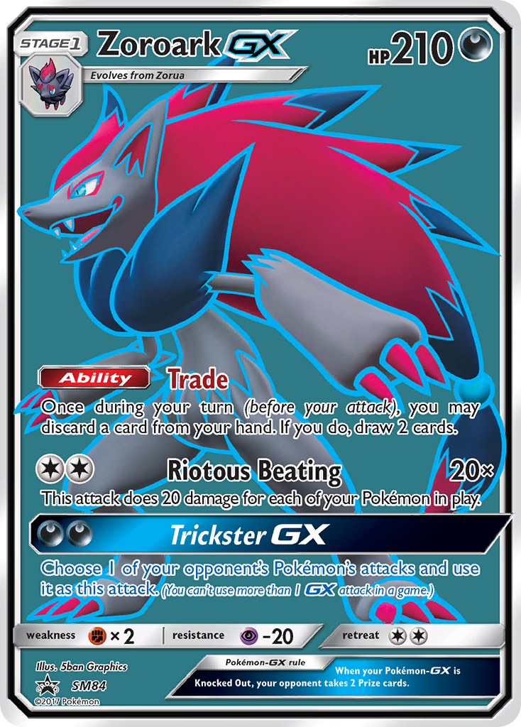 Zoroark GX (SM84) [Sun & Moon: Black Star Promos] | Gear Gaming Fayetteville