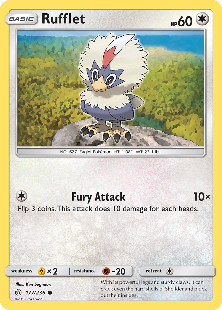 Rufflet (177/236) [Sun & Moon: Cosmic Eclipse] | Gear Gaming Fayetteville