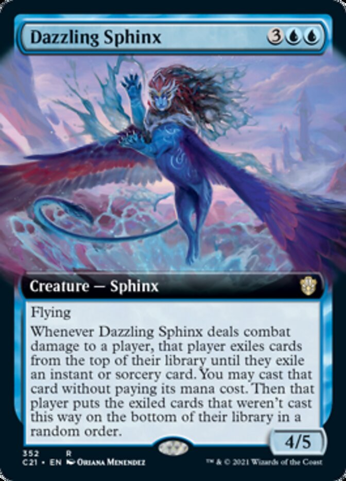 Dazzling Sphinx (Extended Art) [Commander 2021] | Gear Gaming Fayetteville