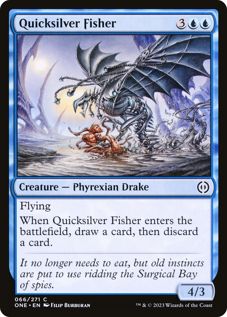 Quicksilver Fisher [Phyrexia: All Will Be One] | Gear Gaming Fayetteville