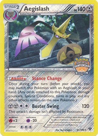 Aegislash (85/146) (Regional Championship Promo) [XY: Base Set] | Gear Gaming Fayetteville