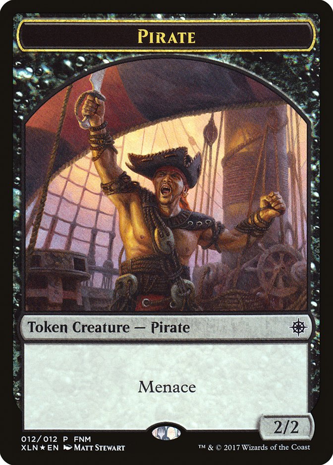 Pirate // Treasure Double-Sided Token [Friday Night Magic 2017] | Gear Gaming Fayetteville