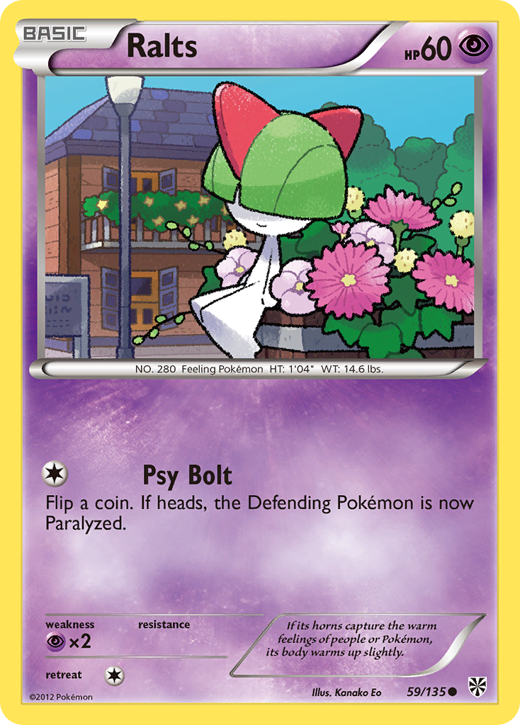 Ralts (59/135) [Black & White: Plasma Storm] | Gear Gaming Fayetteville